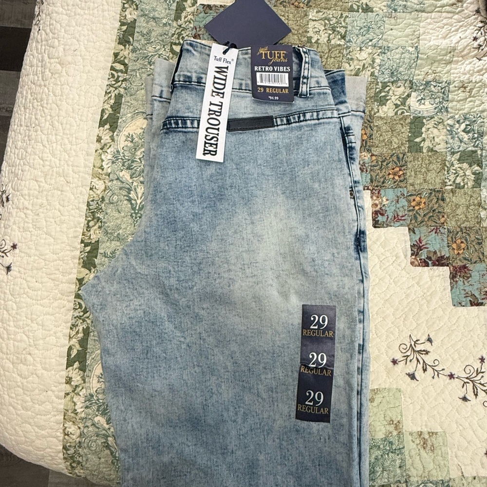 Cowgirl Tuff Light Blue Wide Leg Jeans